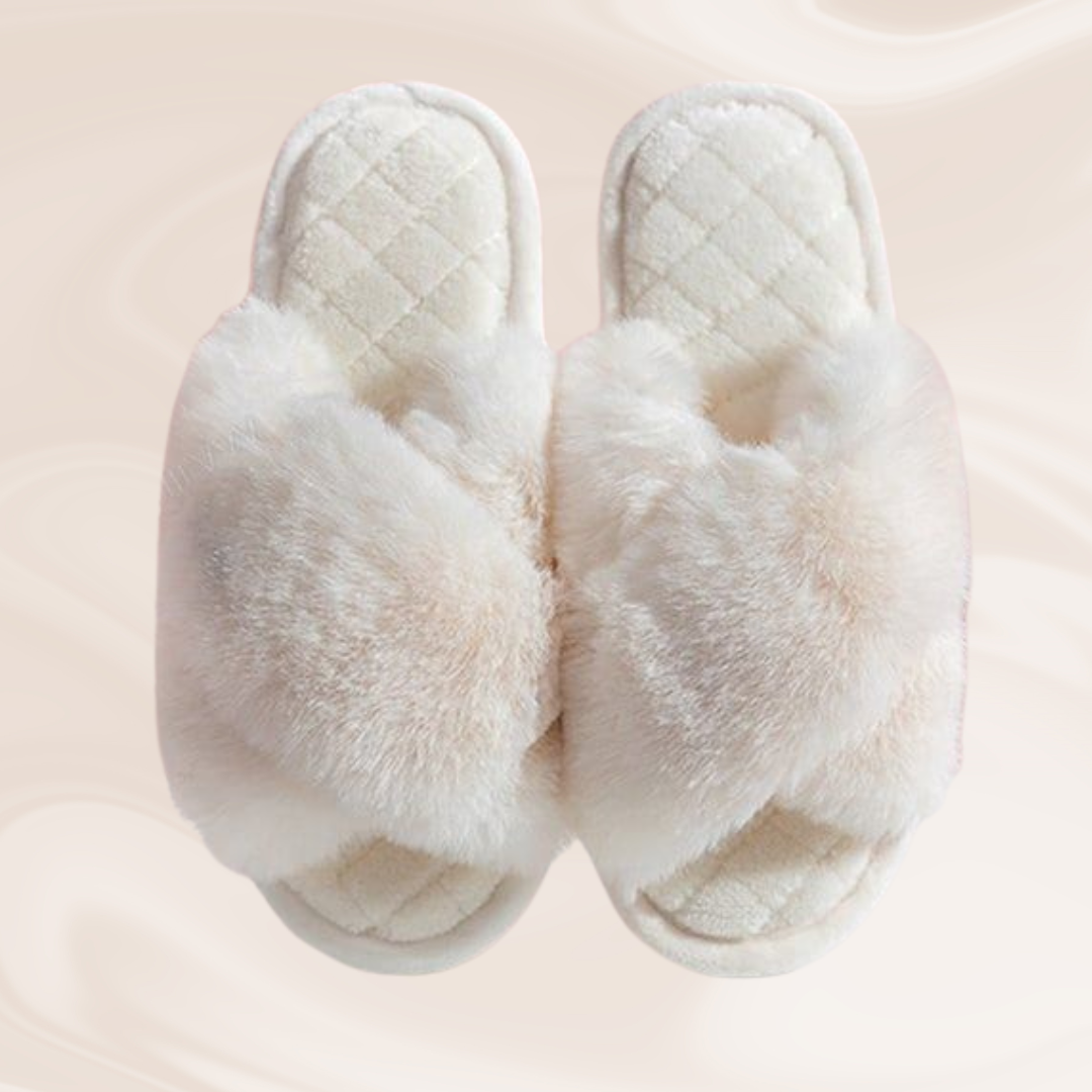 Fluffy Slipper - Moody Fashion Creme / 36-37