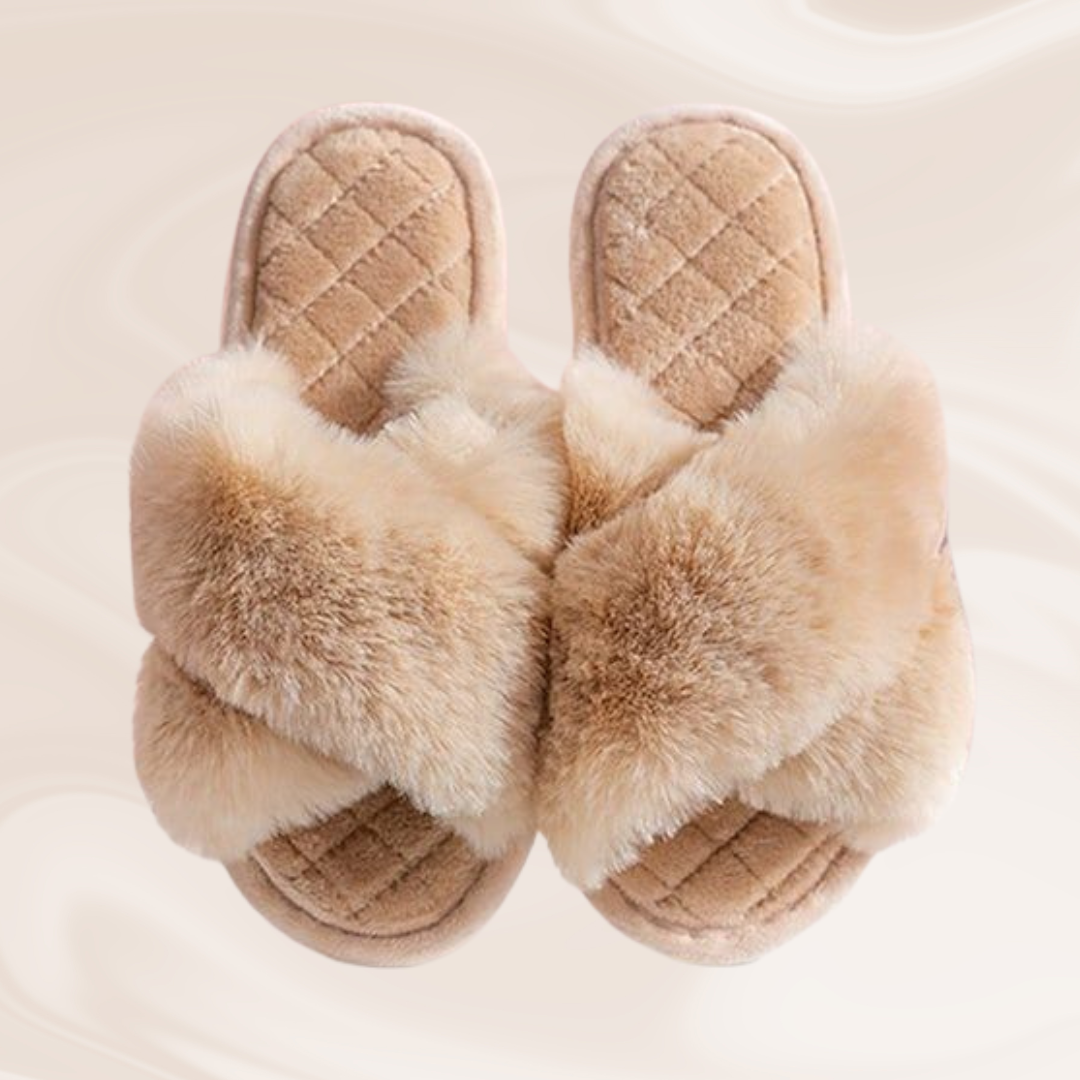 Fluffy Slipper - Moody Fashion Beige / 36-37